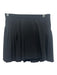 Spanx Size M Black Polyester Blend Elastic Waist Pleat Detail Skort Skirt Black / M