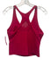 Spanx Size S Fuchsia Pink Polyester Blend Racer Back Mesh Panel Built In Bra Top Fuchsia Pink / S