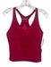 Spanx Size S Fuchsia Pink Polyester Blend Racer Back Mesh Panel Built In Bra Top Fuchsia Pink / S