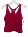 Spanx Size XS Fuchsia Pink Polyester Blend Racer Back Mesh Panel Tank Top Fuchsia Pink / XS