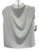Amanda Uprichard Size S White Polyester Cap Sleeve Draped high neck Top White / S