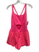 FP Movement Size M Neon Pink Polyamide Blend Criss Cross Back pocket Romper Neon Pink / M