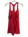 Lululemon Size Est M Coral Pink Racer Back Solid Built In Bra Mini Dress Coral Pink / Est M