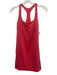 Lululemon Size Est M Coral Pink Racer Back Solid Built In Bra Mini Dress Coral Pink / Est M
