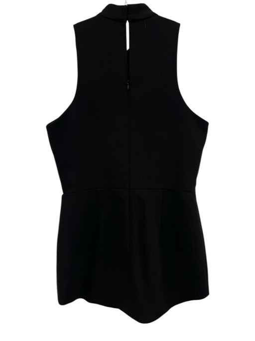 Amanda Uprichard Size Medium Black Polyester Sleeveless Darted high neck Dress Black / Medium
