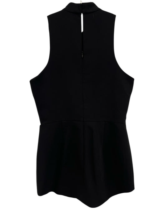 Amanda Uprichard Size Medium Black Polyester Sleeveless Darted high neck Dress Black / Medium