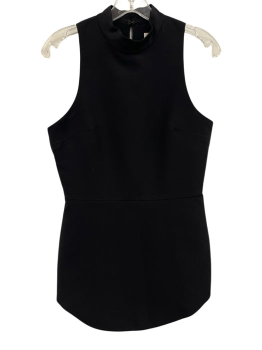 Amanda Uprichard Size Medium Black Polyester Sleeveless Darted high neck Dress Black / Medium