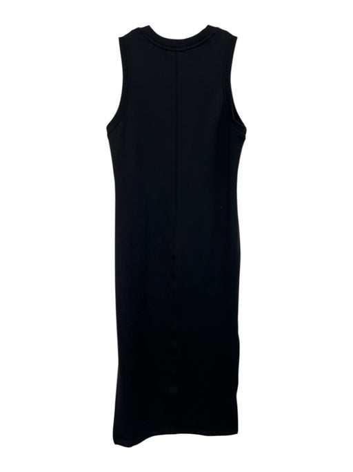 Spanx Size XS Black Modal Blend Sleeveless Maxi Side Slit Crew Neck Dress Black / XS