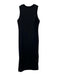 Spanx Size XS Black Modal Blend Sleeveless Maxi Side Slit Crew Neck Dress Black / XS