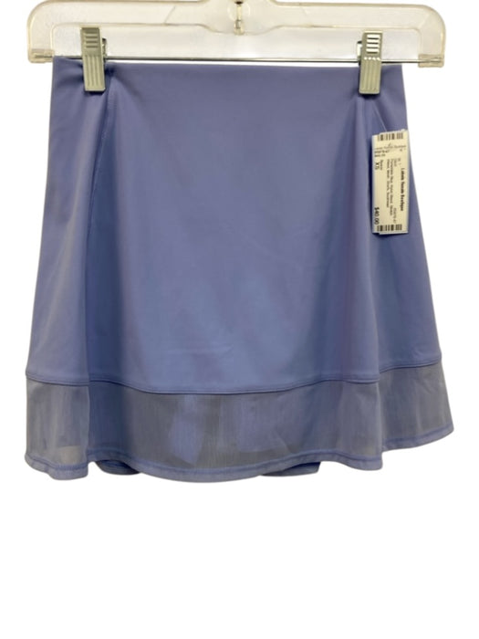 Spanx Size XS Periwinkle Blue Nylon Blend Stretch Waist Mesh Shorts Skirt Periwinkle Blue / XS