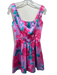 Mumu Size M Lavender, Pink & Multi Polyester Sleeveless Floral bustier Dress Lavender, Pink & Multi / M