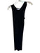 Zara Size S Black Viscose Ribbed Side Cut Outs Midi Sleeveless Dress Black / S