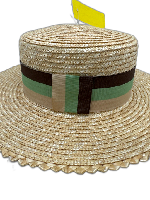 No Brand Beige Straw Hat Beige / One Size