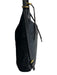 Hobo Black Leather Suede Gold Tone Hardware Zip Top Convertible Bag Black