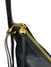 Hobo Black Leather Suede Gold Tone Hardware Zip Top Convertible Bag Black