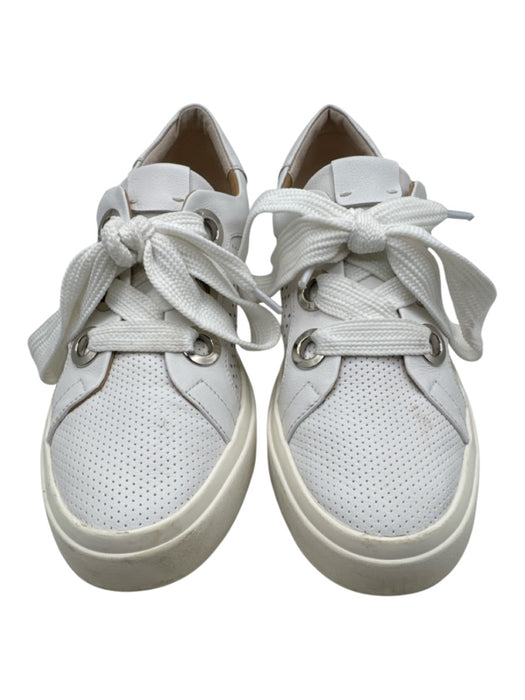Vaneli Sport Shoe Size 9N White Perforated Silver Tone Detail Low Top Sneakers White / 9N