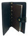 Louis Vuitton Dark Emerald Green Patent Leather Logo Embossed Agenda Wallets Dark Emerald Green