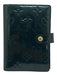 Louis Vuitton Dark Emerald Green Patent Leather Logo Embossed Agenda Wallets Dark Emerald Green