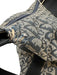 Christian Dior Blue, Gray & Black Canvas jaquard Logo Zip Top Crossbody Bag Blue, Gray & Black / Large