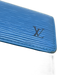 Louis Vuitton Blue Epi Leather Logo Snap Closure Zip Close Compartment Wallets Blue