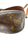 Louis Vuitton Brown & Tan Coated Canvas Brass Hardware Monogram Crossbody Bag Brown & Tan / Small
