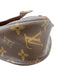 Louis Vuitton Brown & Tan Coated Canvas Brass Hardware Monogram Crossbody Bag Brown & Tan / Small