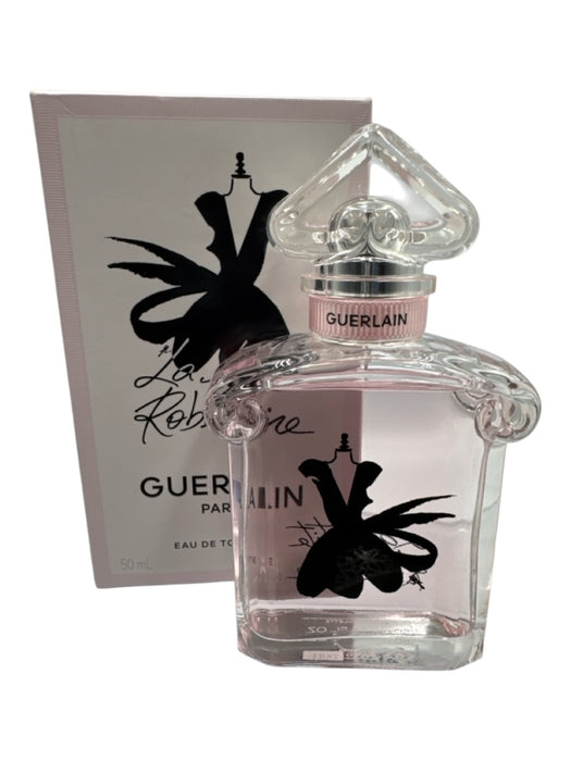 Guerlain Pink & Black Glass Grossgrain ribbon 1.6 fl oz Eau De Toilette Perfume Pink & Black
