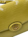 Tory Burch Yellow Patent Leather Flap Logo Adjustable Strap Shoulder Bag Yellow / Small