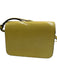 Tory Burch Yellow Patent Leather Flap Logo Adjustable Strap Shoulder Bag Yellow / Small