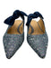 Alexandre Birman Shoe Size 40 Blue, White, Teal Leather & Textile Tweed Flats Blue, White, Teal / 40
