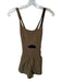 FP Movement Size S Brown Stretch Cut Out Cross Back Tank Top Athletic Romper Brown / S