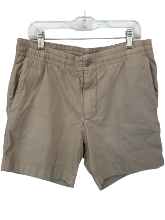 Cremieux Size 32 Tan Cotton Solid Men's Shorts Tan / 32
