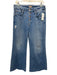 Mother Size 28 Medium light wash Cotton Blend Denim Distressed Button Fly Jeans Medium light wash / 28