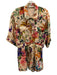 Zimmermann Size 4 Blush pink & multi Linen Short Sleeve Floral Print Romper Blush pink & multi / 4
