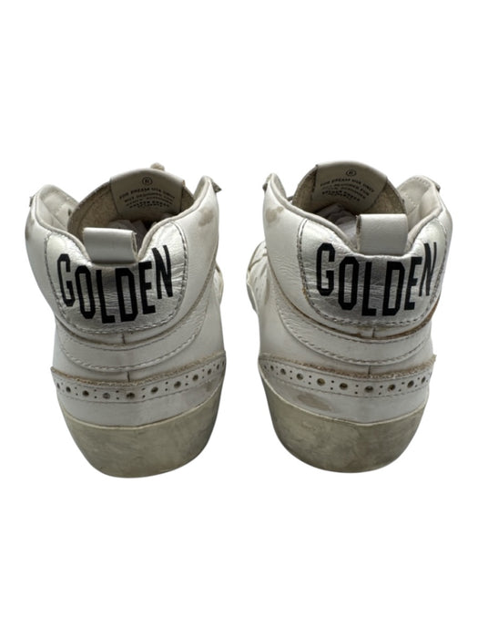Golden Goose Shoe Size 37 White & Black Leather Lace Up High Top Star Shoes White & Black / 37