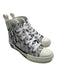 Dior Shoe Size 36 Gray & White Canvas High Top Logo Print Lace Up Sneakers Gray & White / 36