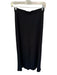 Reformation Size S Black Tencel Elastic Waist Ribbed Maxi Skirt Black / S