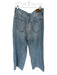 Madewell Size 31 Light Wash Cotton High Waist Wide Leg Jeans Light Wash / 31