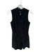 Athleta Size 2T Black Polyester Blend Sleeveless Front Zip Athletic Romper Black / 2T