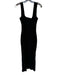 Reformation Jeans Size S Black Tencel Sleeveless Ribbed Maxi Dress Black / S
