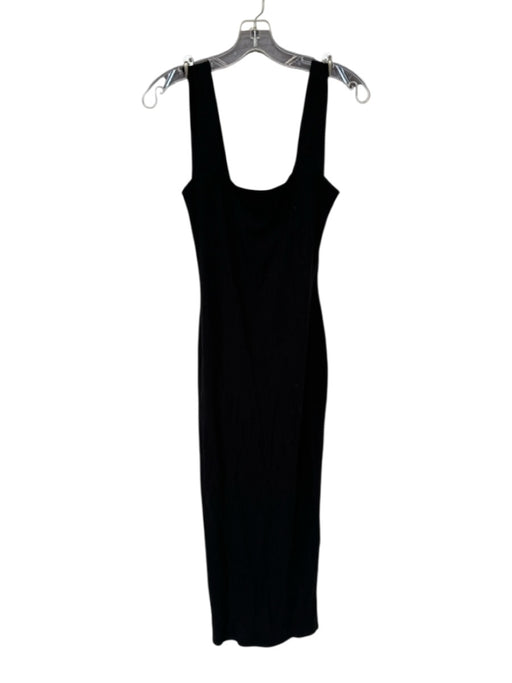 Reformation Jeans Size S Black Tencel Sleeveless Ribbed Maxi Dress Black / S