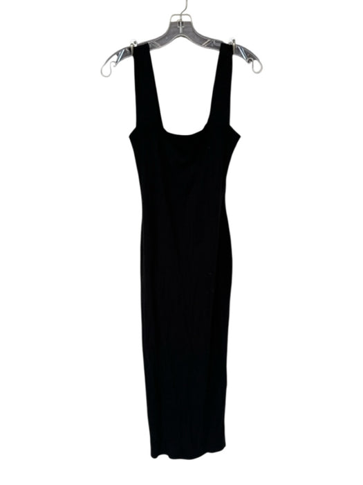 Reformation Jeans Size S Black Tencel Sleeveless Ribbed Maxi Dress Black / S