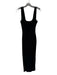 Reformation Jeans Size S Black Tencel Sleeveless Ribbed Maxi Dress Black / S