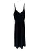 Athleta Size XXS Black Polyester Blend Built in bra Spaghetti Strap Maxi Dress Black / XXS