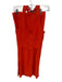 FP Beach Size M Orange Cotton Elastic Waist Ribbed Maxi Sleeveless Skirt Set Orange / M