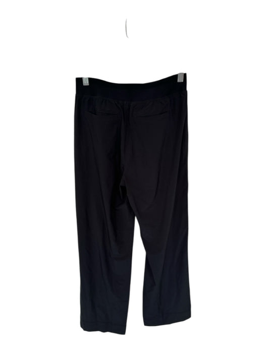 Athleta Size S Black Polyester Elastic Waist Wide Leg Athletic Pants Black / S