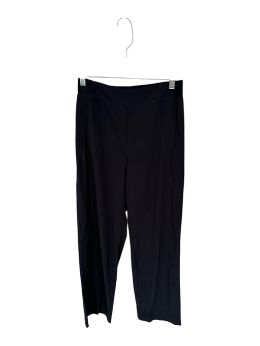 Athleta Size S Black Polyester Elastic Waist Wide Leg Athletic Pants Black / S