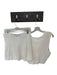 FP Beach Size M Cream Cotton Blend Ribbed Sleeveless Elastic Waist Skirt Set Cream / M