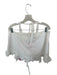 Princess Polly Size 16 White Cotton Side Zip Eyelet Halter Skirt Set White / 16
