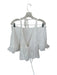 Princess Polly Size 16 White Cotton Side Zip Eyelet Halter Skirt Set White / 16